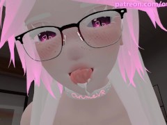 Horny vtuber squirms and struggles with 220 spanks (Preview)