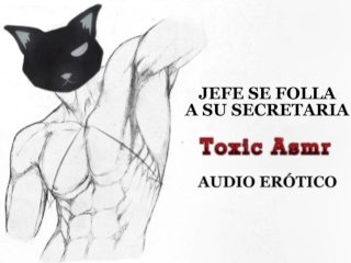 Jefe se folla a su_secretaria [ASMR] [Audio erótico]_[Voz de hombre]