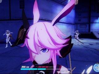 Yae Sakura Darkbolt Jonin - ryonaさくらやえ ダークボルトジョニン リョナ - 八重 桜 暗黑闪电乔宁 良娜