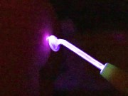Preview 1 of close up neon wand zaps