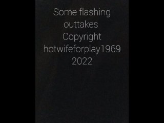 Flashing bra outtakes