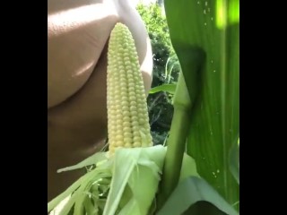 Corn Cob Fucking. we outside 🤪