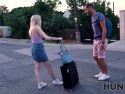 Preview 1 of HUNT4K. Experienced man satisfies another guys blonde GF for cash