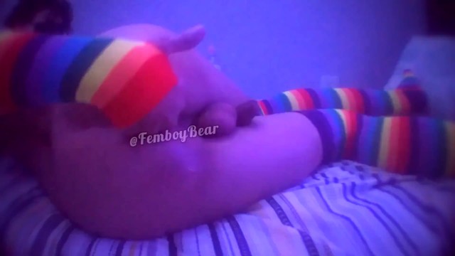 Cute Wet Femboy Fingering