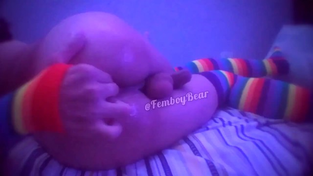 Cute Wet Femboy Fingering