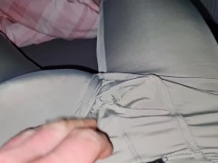 Cumming in shorts before going to bed