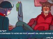 Preview 4 of Reunited Lovers Finally Fuck Again (Visual Novel Cutscene from Solanaceae: Another Time)