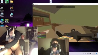 Spiel Und Chill Zombie Spiel mit Vibrator pt4