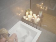 Preview 3 of Bathtub blowjob and cum in mouth witk Glam Kate Truu from Polish Truu Couple