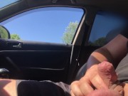 Preview 3 of public dick flashing in car