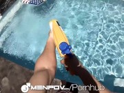 Preview 3 of MenPov Horny Guys POV Fuck Like Crazy On 4th Of July