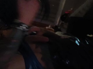 Latex Mistress hard fucking with her_Master