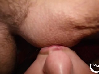 Sucking his big cock until he cums in my face (female POV) - FuckForeverEver