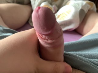 edging, jerking off, big cock, moaning