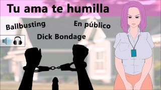 Role JOI CBT Your Mistress Humiliates You At A Party Audio In Spanish