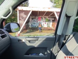 StreetFuck - Cum in Her Mouth in PUBLIC and Make Her Boyfriend Jealous screenshot number 1