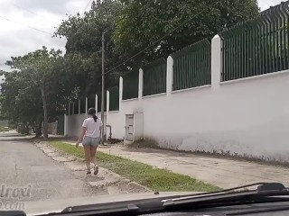 I Meet my Rich Neighbor and Give her a Ride!! Unexpected End.