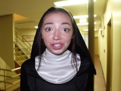 Video Naughty NUNS Tight PUSSY Gets CREAMED