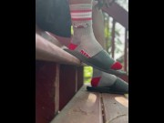 Preview 3 of Tiny Bitch POV of my Sweaty socks and slides