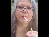 Kyttnpet smoking and showing tits ;)