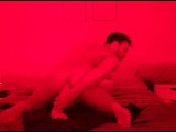 10 masturbating in my bed enjoying a huge dildo anal destruction