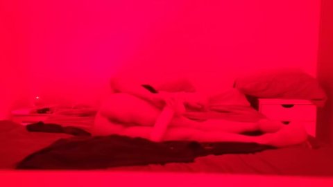 12 masturbating in my bed enjoying a huge dildo anal destruction