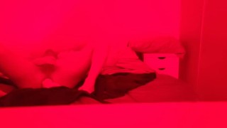 17 Masturbating In My Bed While Destroying A Massive Dildo Anal