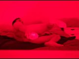 20 masturbating in my bed enjoying a huge dildo anal destruction