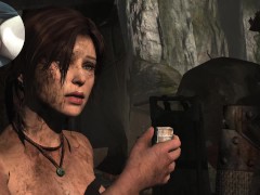 TOMB RAIDER NUDE EDITION COCK CAM GAMEPLAY #9