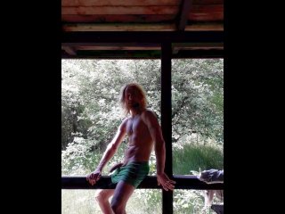 Fapping My Big Dick in An Abandoned Old Shed I've_Found