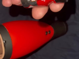Jerking off my Big Dick, with Sex Toy