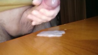 Creamy cumshot