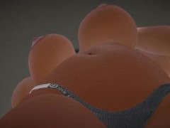 Hourglass MILF Grows Big Tits and a Fat Ass - Weight Gain Breast Expansion in Heels