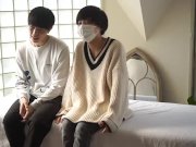 Preview 2 of Yuya-kun] Slender Men Try Oil Slippery Sexual Massage with Each Other Japanese / Amateur