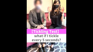 What if I tickle every 5 seconds?♡ #shorts