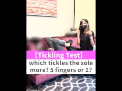 Which tickles the sole more? 5 fingers or 1?♡ #shorts - Screenshot 3 of 16 - Japan