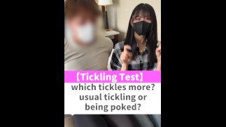 Что щекочет больше? Обычное щекотание или тыкание? ♡ #shorts