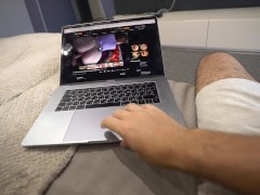 Video stepsis caught me watching porn and helps me cum inside