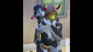Sims 4 Furry XXX : Lou ❤️ CoCo Yumi ❤️ Lil’ Moo Moo Milk