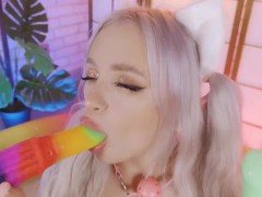 Pool full of sperm Leah Meow