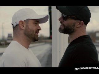 Gorgeous Cocked Racer Does In Long Haired Hunk - Cole Connor, Darenger McCarthy - RagingStallion screenshot number 1