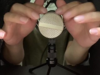 【ASMR】Fast & Aggressive Mic Tapping 【unidirectional Microphone】
