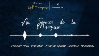 JOI Gentlefemdom French Décompte Avide De Sperme Au Service De La Marquise
