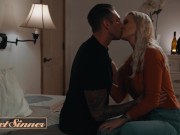 Preview 2 of Sweet Sinner - Quinton James Makes Sure His GF Kenzie Taylor Knows How Much He Loves Her Pussy
