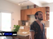 Preview 2 of FamilyDick - Naughty Horny Stud Jack Bailey Begs Derek Allen To Fuck And Help Him Cum