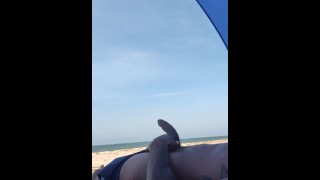 Masturberen op het strand