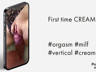 MILF Fucked and Creampied for the first Time // Vertical. Mobile. my Story