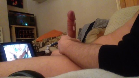 HOME ALONE HORNY AS FUCK MASSIVE CUM SHOT