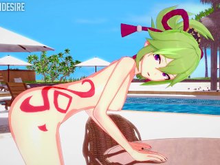 A DAY AT THE BEACH WITH KUKI_SHINOBU HENTAI GENSHIN_IMPACT