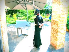 CD trying new outfit for bondage - Screenshot 8 of 16 - Hood